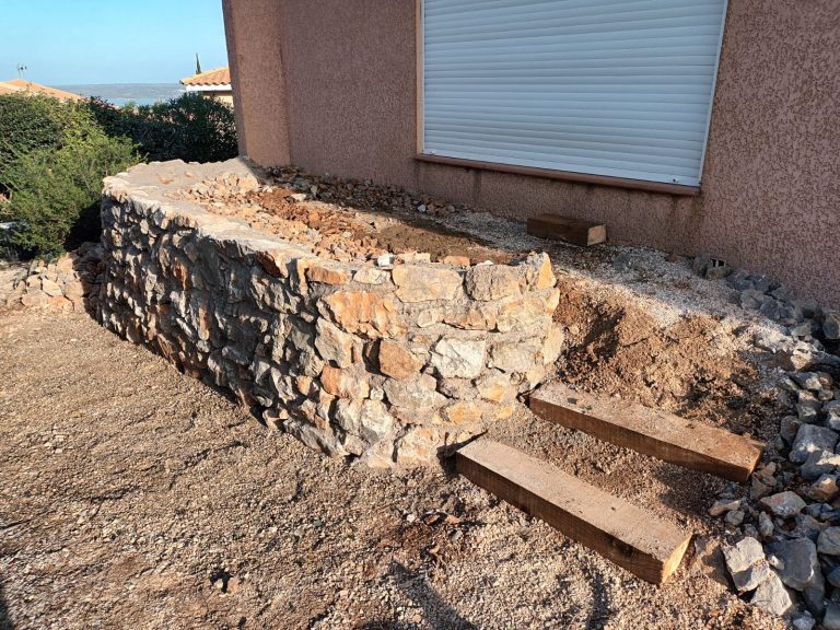 Mur en pierres sèches